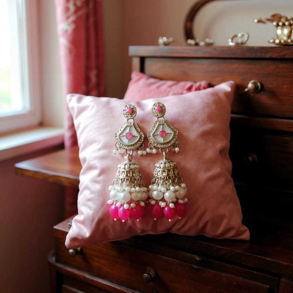 Vintage Heirloom Jhumka Set