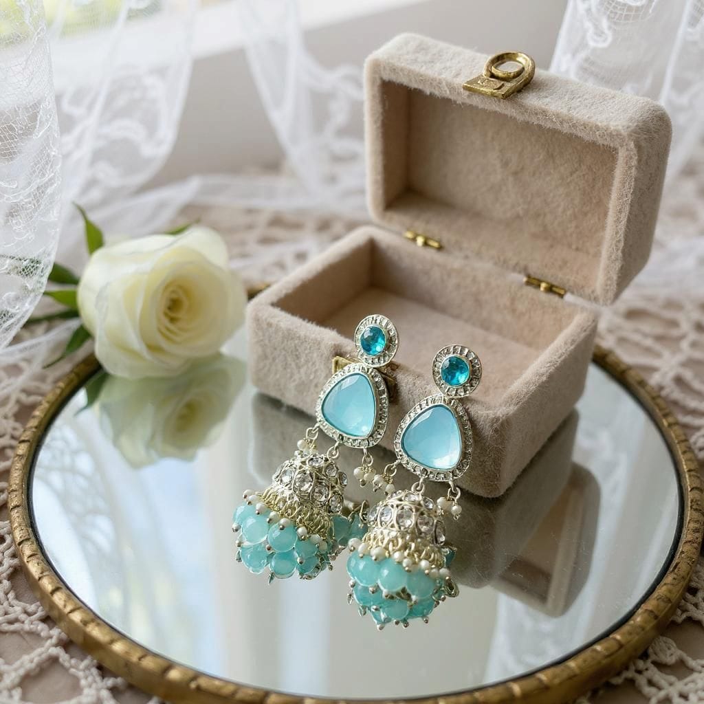 Twilight Drop Jhumkis