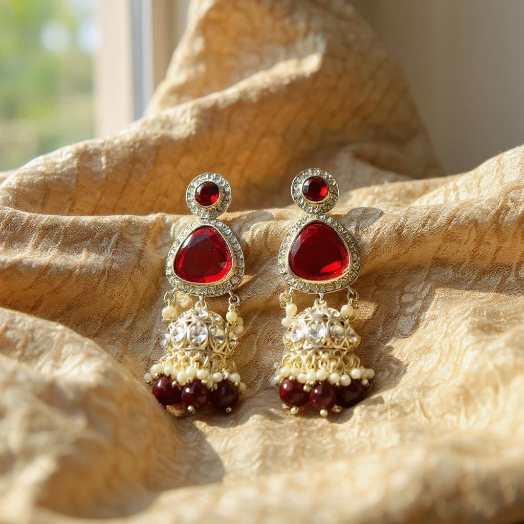Twilight Drop Jhumkis