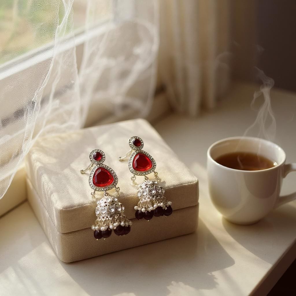 Twilight Drop Jhumkis