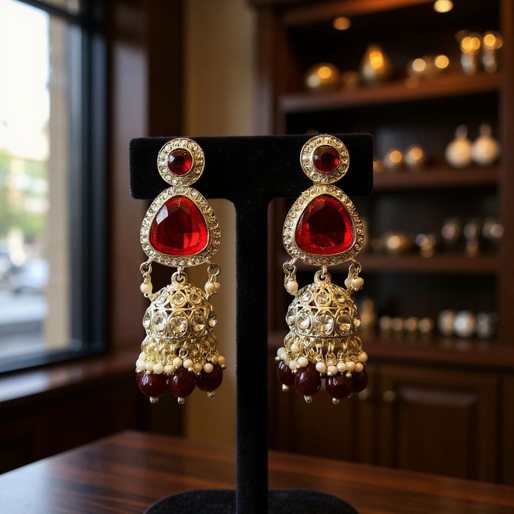 Twilight Drop Jhumkis