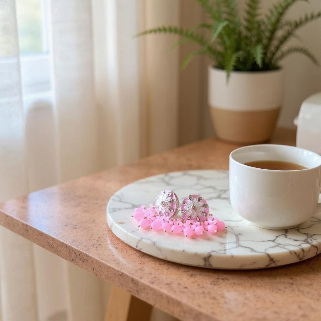 Gulnaar Kundan Jhumkis