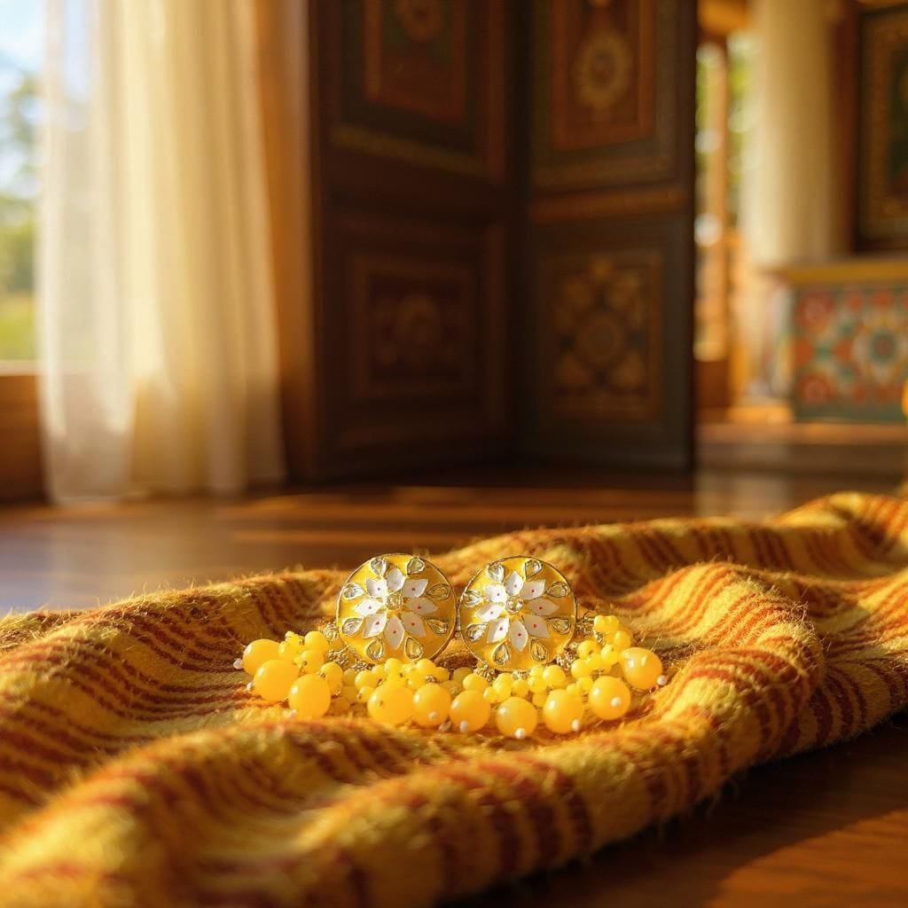 Gulnaar Kundan Jhumkis