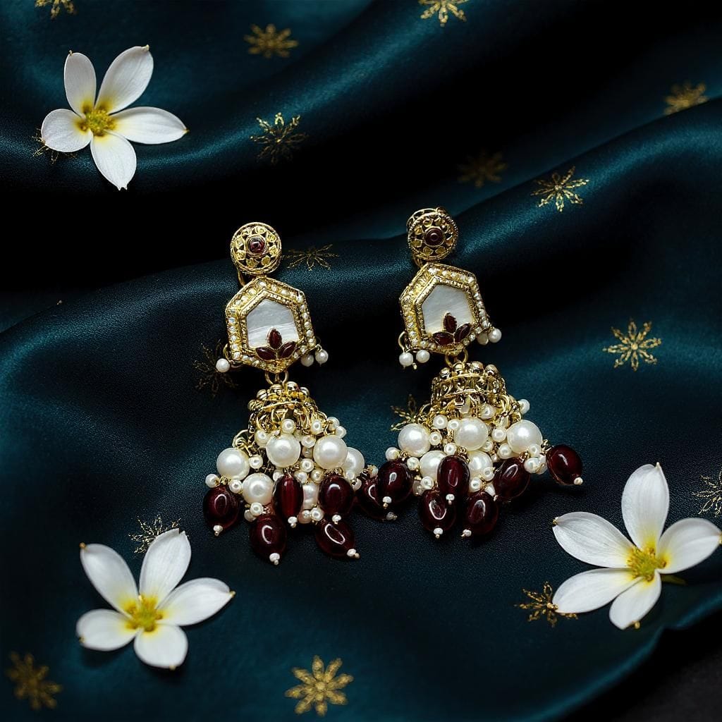 Vintage Heirloom Jhumka Set