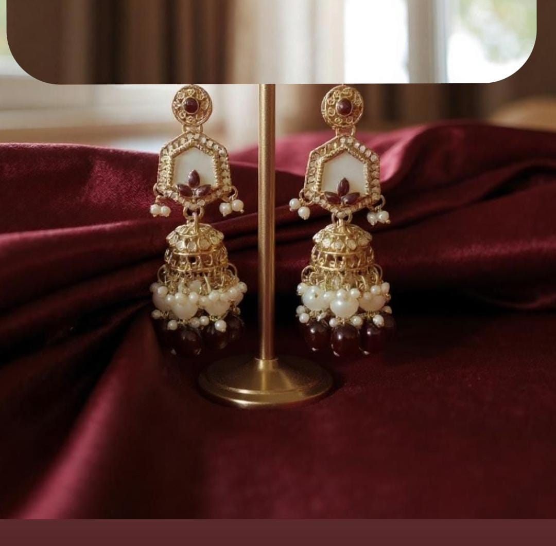 Vintage Heirloom Jhumka Set