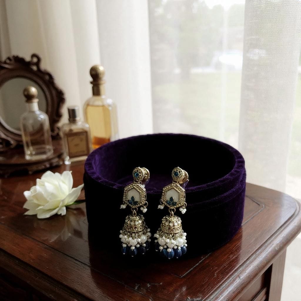 Vintage Heirloom Jhumka Set