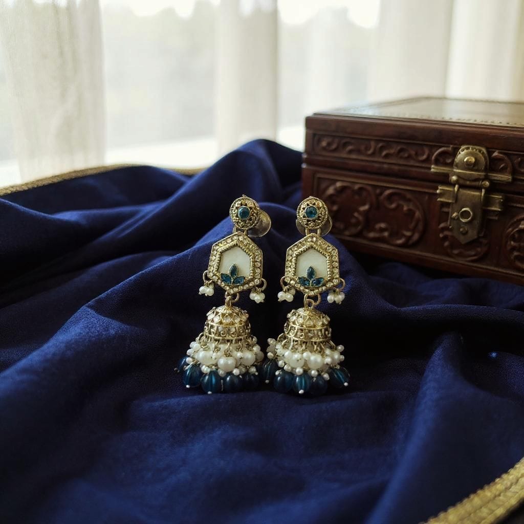 Vintage Heirloom Jhumka Set