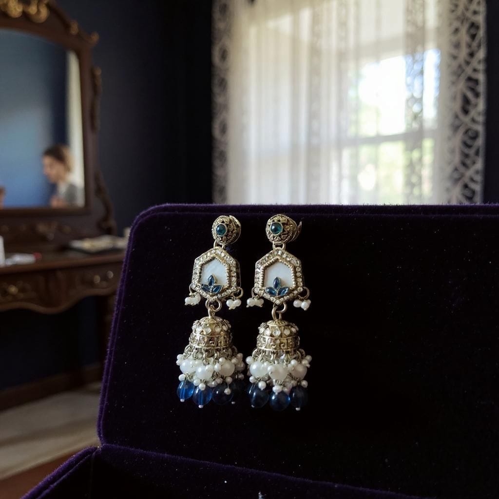 Vintage Heirloom Jhumka Set