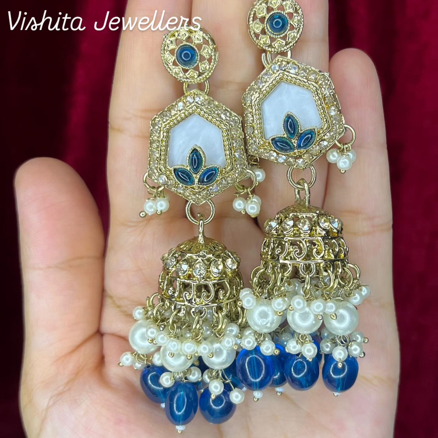 Vintage Heirloom Jhumka Set