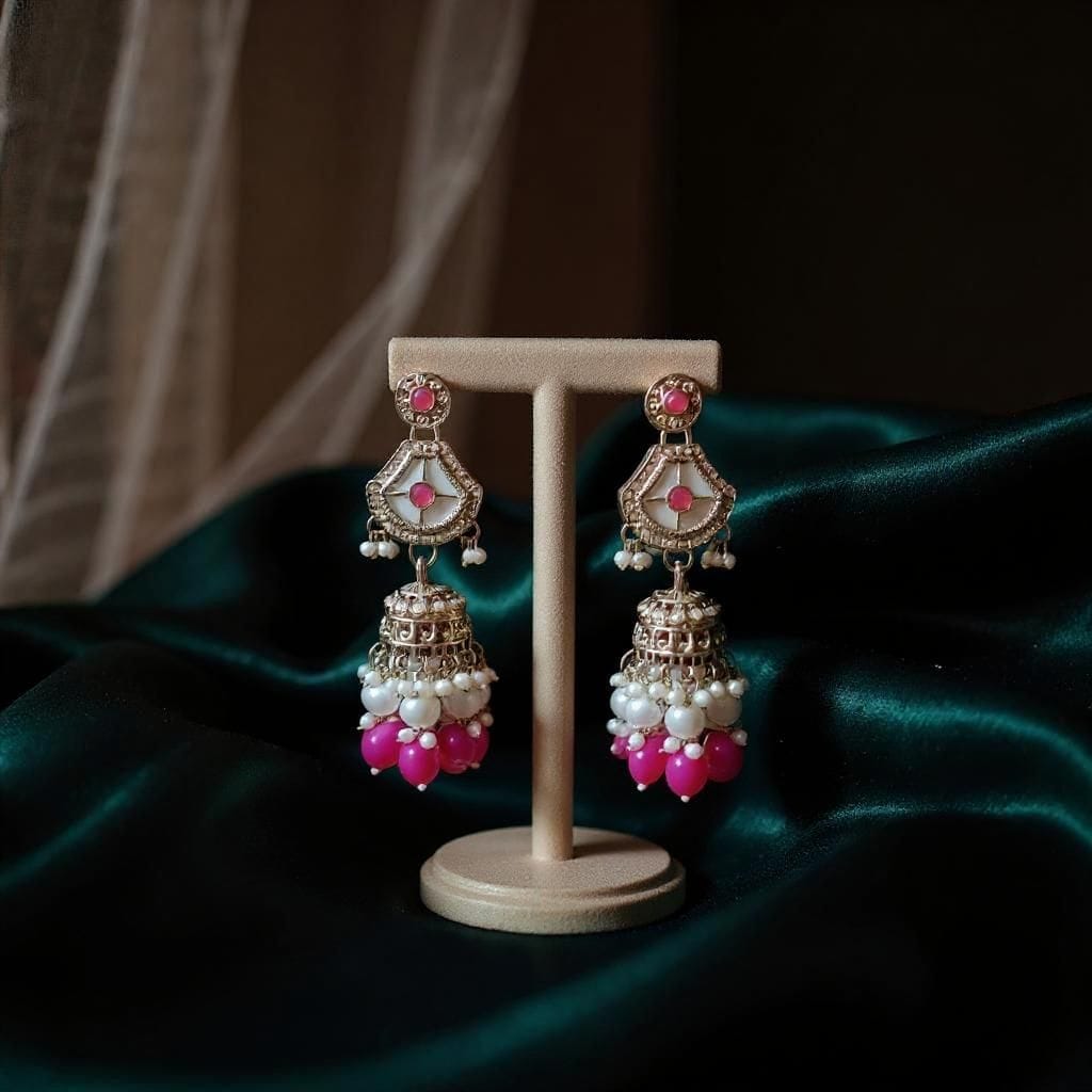 Vintage Heirloom Jhumka Set