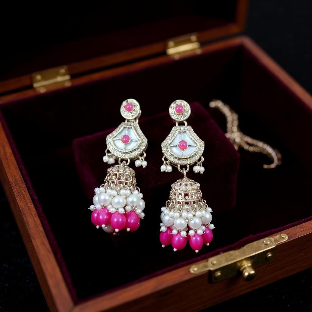 Vintage Heirloom Jhumka Set