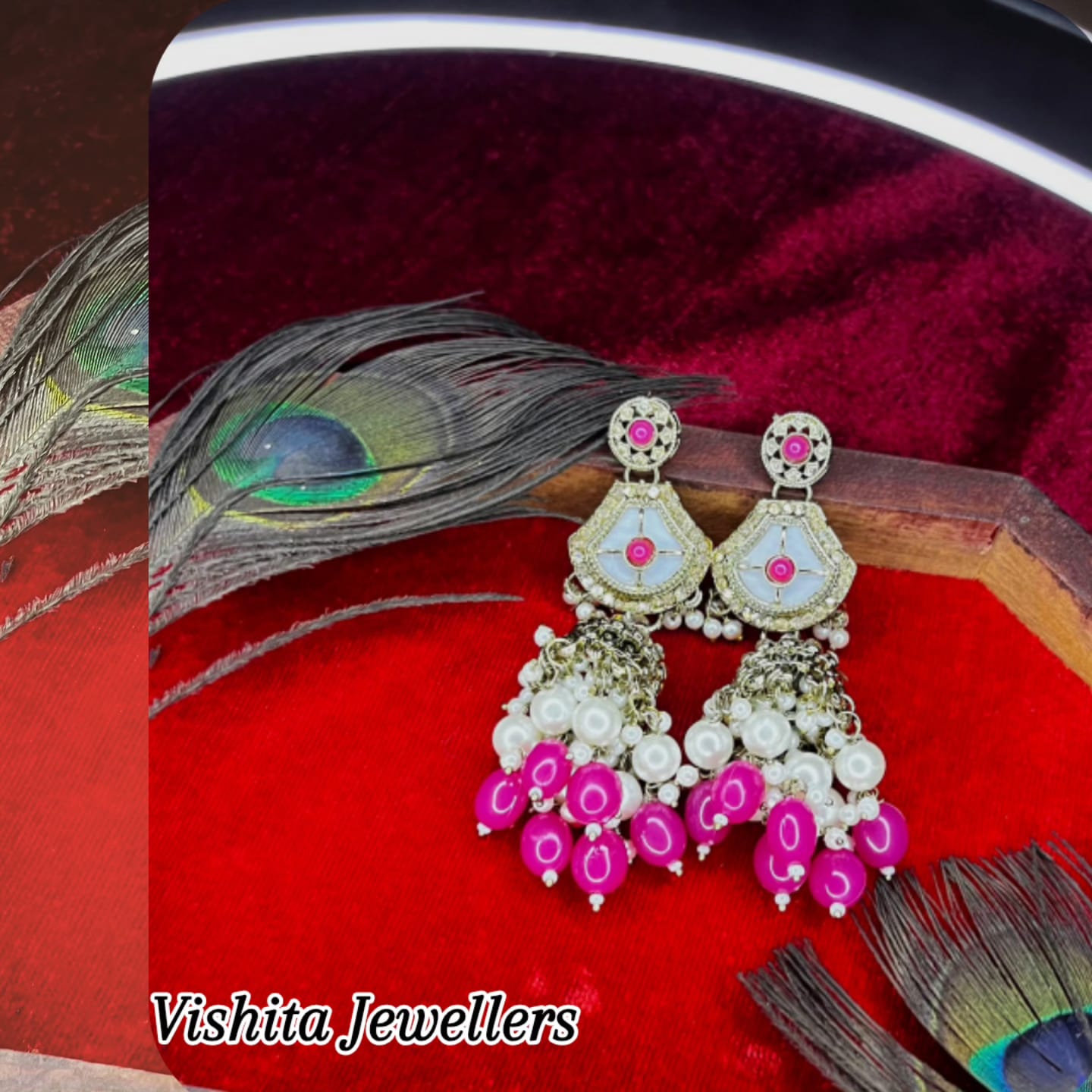 Vintage Heirloom Jhumka Set