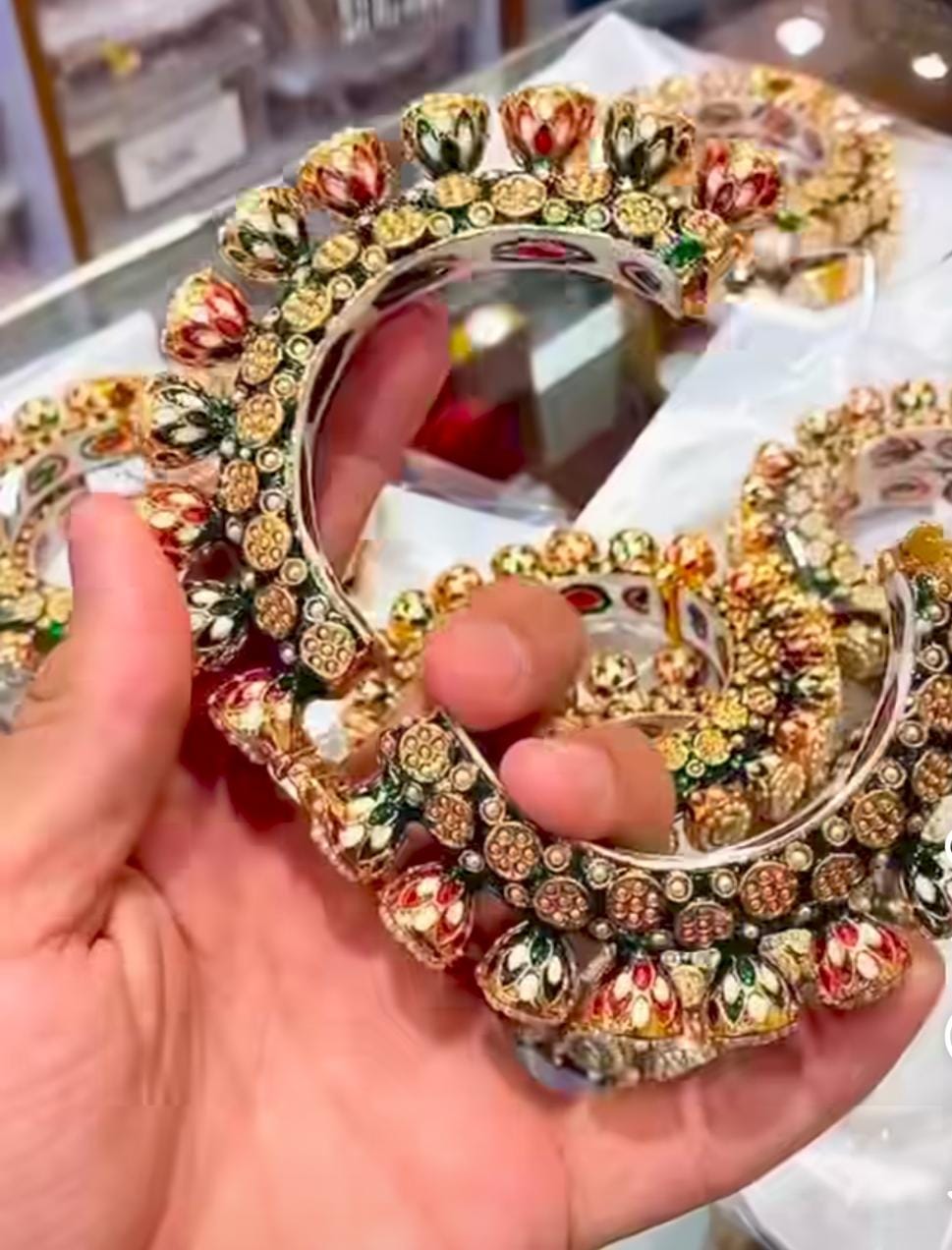 Royal Rajwadi Judau Kundan Kada - 1 Pcs